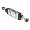 Parker Pneumatic Solenoid Valve 5/2 Solenoid G Port Size 1/4 in Anodised Aluminium Body P2LBX