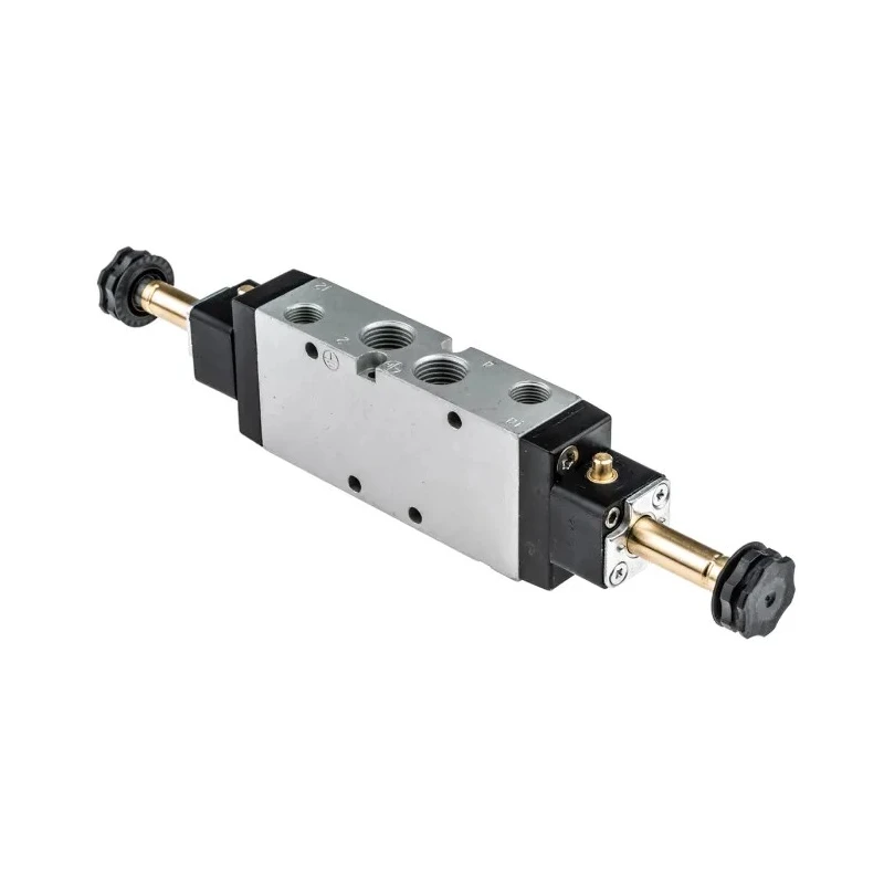 Parker Pneumatic Solenoid Valve 5/2 Solenoid G Port Size 1/4 in Anodised Aluminium Body P2LBX