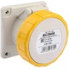Scame Industrial Power Socket 2P+PE 16A 130V IP67 Plastic Grey Optima Series IP67