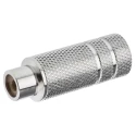 RS PRO Natural Straight Cable RCA Socket with Nickel Plating 2 Contacts Brass Female Connector 411-075