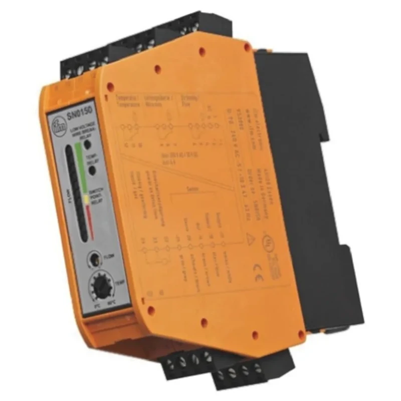 ifm electronic DIN Rail Flow Controller with Relay Output 24V DC, 4A Current Rating SR0150