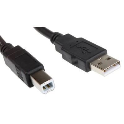 Roline USB Cable Male USB Type A to Male USB Type B USB 2.0 Black 800 mm 11.02.8808-50