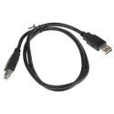 Roline USB Cable Male USB Type A to Male USB Type B USB 2.0 Black 800 mm 11.02.8808-50