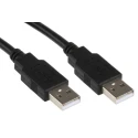Roline USB Cable, Male USB Type A to Male USB Type A, USB 2.0, Black, 800 mm 11.02.8908-50
