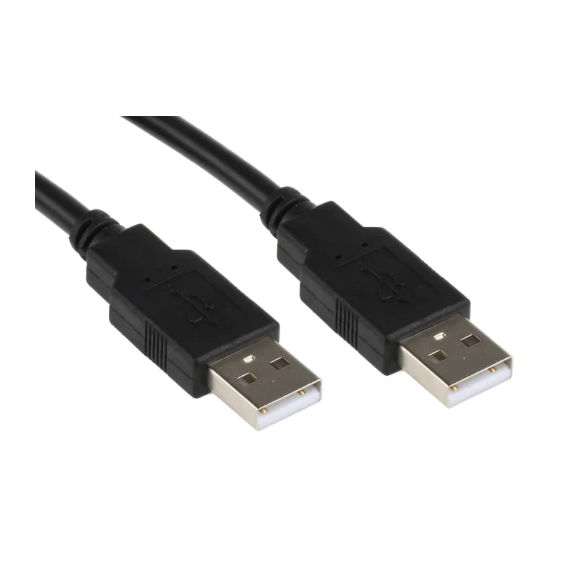 Roline USB Cable, Male USB Type A to Male USB Type A, USB 2.0, Black, 800 mm 11.02.8908-50