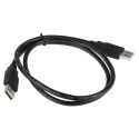 Roline USB Cable, Male USB Type A to Male USB Type A, USB 2.0, Black, 800 mm 11.02.8908-50