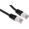 RS PRO Cat6 Ethernet Cable 2 m Black RJ45 Male to RJ45 Male S/FTP PVC 411-245