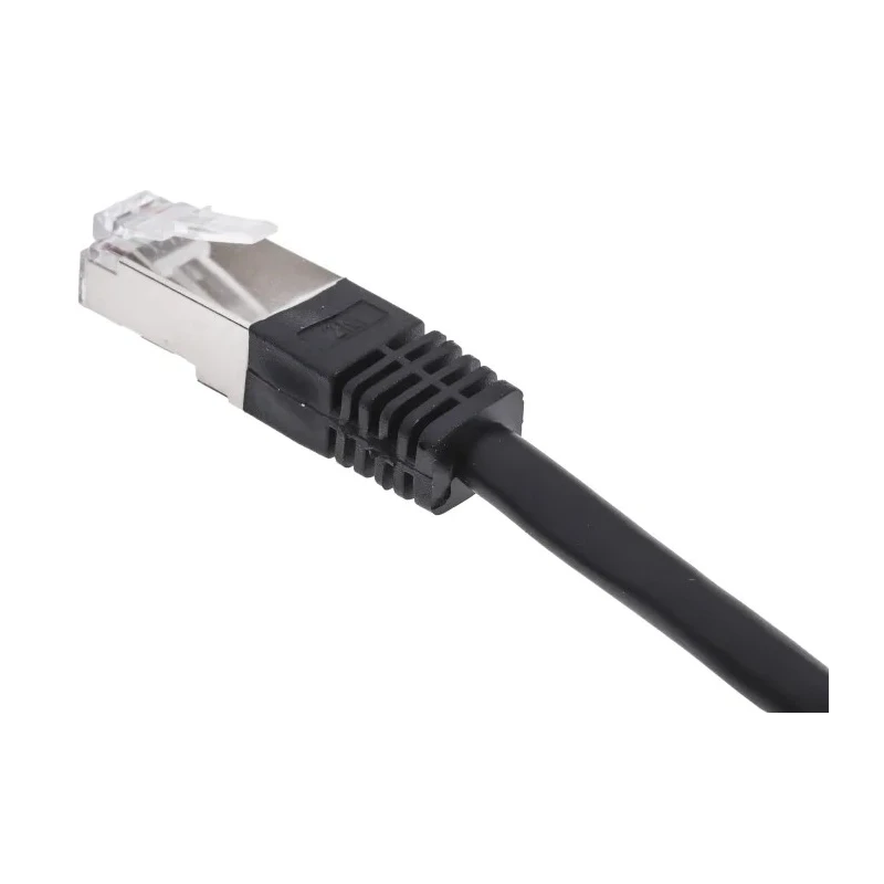 RS PRO Cat6 Ethernet Cable 2 m Black RJ45 Male to RJ45 Male S/FTP PVC 411-245