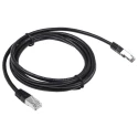 RS PRO Cat6 Ethernet Cable 2 m Black RJ45 Male to RJ45 Male S/FTP PVC 411-245