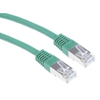 RS PRO Cat6 Ethernet Cable 10 m Green RJ45 Male to RJ45 Male S/FTP PVC 411-302