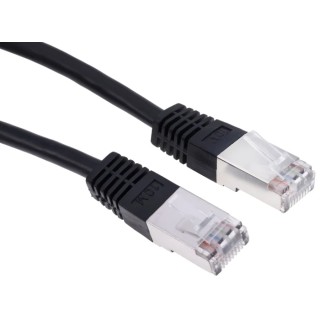 RS PRO Cat6 Ethernet Cable 10 m Black RJ45 Male to RJ45 Male S/FTP PVC 411-277