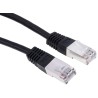 RS PRO Cat6 Ethernet Cable 10 m Black RJ45 Male to RJ45 Male S/FTP PVC 411-277