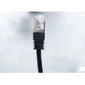 RS PRO Cat6 Ethernet Cable 10 m Black RJ45 Male to RJ45 Male S/FTP PVC 411-277