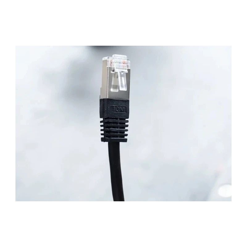 RS PRO Cat6 Ethernet Cable 10 m Black RJ45 Male to RJ45 Male S/FTP PVC 411-277
