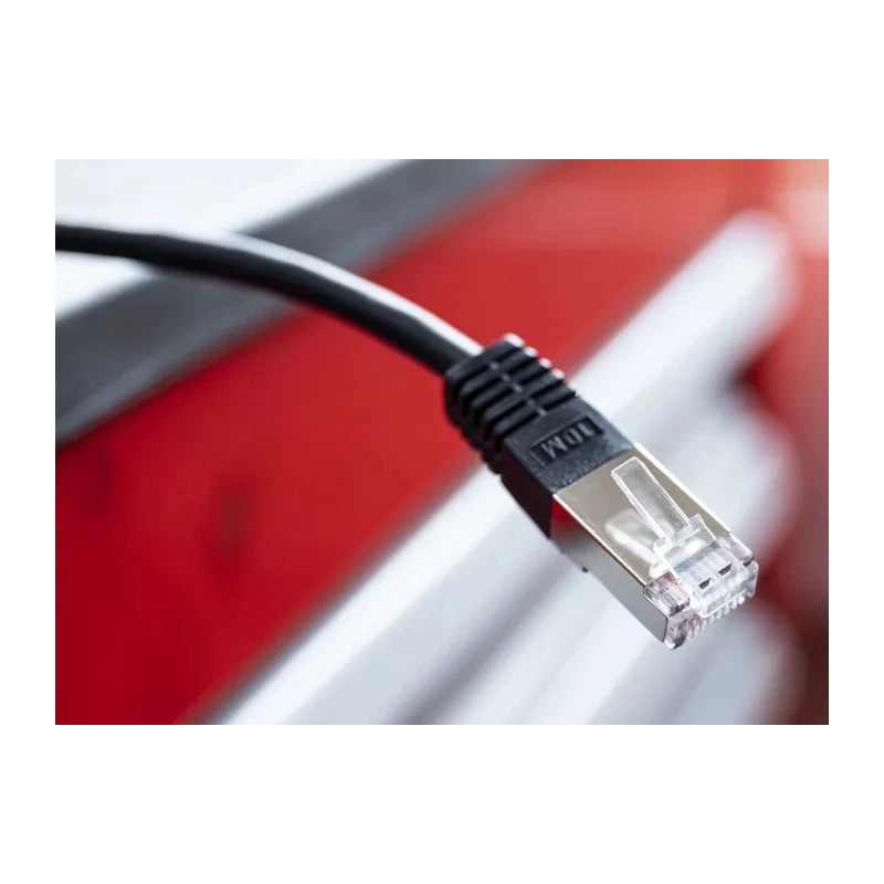 RS PRO Cat6 Ethernet Cable 10 m Black RJ45 Male to RJ45 Male S/FTP PVC 411-277