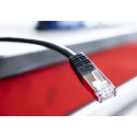 RS PRO Cat6 Ethernet Cable 10 m Black RJ45 Male to RJ45 Male S/FTP PVC 411-277