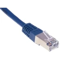 RS PRO Cat6 Ethernet Cable 10m Blue RJ45 Male to RJ45 Male Shielded Foiled Twisted Pair PVC Jacket 411-306