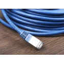 RS PRO Cat6 Ethernet Cable 10m Blue RJ45 Male to RJ45 Male Shielded Foiled Twisted Pair PVC Jacket 411-306