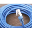 RS PRO Cat6 Ethernet Cable 10m Blue RJ45 Male to RJ45 Male Shielded Foiled Twisted Pair PVC Jacket 411-306