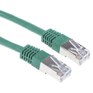 RS PRO Cat6 Ethernet Cable 5 m Green RJ45 Male to RJ45 Male S/FTP PVC 411-485
