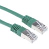 RS PRO Cat6 Ethernet Cable 5 m Green RJ45 Male to RJ45 Male S/FTP PVC 411-485