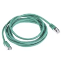 RS PRO Cat6 Ethernet Cable 5 m Green RJ45 Male to RJ45 Male S/FTP PVC 411-485