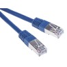 RS PRO Cat6 Ethernet Cable 2 m Blue RJ45 Male to RJ45 Male S/FTP PVC 411-475