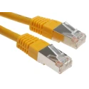 RS PRO Shielded Cat6 Ethernet Cable with Yellow PVC Jacket, Terminated, 5 m Length Cat6