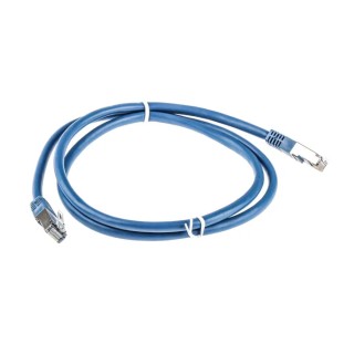 RS PRO Cat6 Ethernet Cable 1 m Blue RJ45 Male to RJ45 Male S/FTP PVC 411-510
