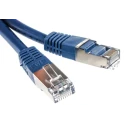 RS PRO Cat6 Ethernet Cable 1 m Blue RJ45 Male to RJ45 Male S/FTP PVC 411-510