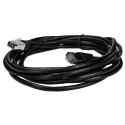 RS PRO Cat6 Ethernet Cable 3m Black RJ45 Male to RJ45 Male S/FTP PVC 411-497