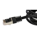 RS PRO Cat6 Ethernet Cable 3m Black RJ45 Male to RJ45 Male S/FTP PVC 411-497