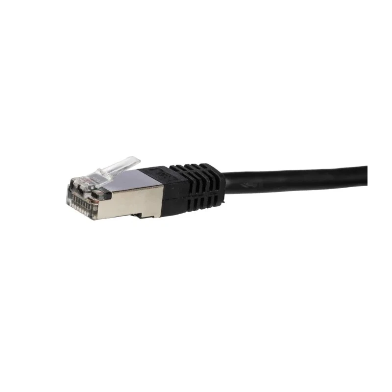 RS PRO Cat6 Ethernet Cable 3m Black RJ45 Male to RJ45 Male S/FTP PVC 411-497