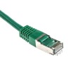 RS PRO Cat6 Ethernet Cable, 1 m, Green RJ45 Male to RJ45 Male, S/FTP PVC 411-514