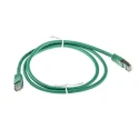 RS PRO Cat6 Ethernet Cable, 1 m, Green RJ45 Male to RJ45 Male, S/FTP PVC 411-514