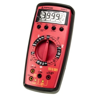 Amprobe Digital Multimeter 1kV DC/AC Voltage, 10 A Max Current, LCD Display Model 33XR-A