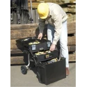 Stanley Plastic Tool Box Wheeled with Removable Tool Tray 549mm Length 413mm Width 549mm Height 1-94-210