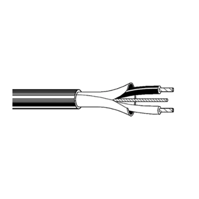Belden Audio Cable 4.5 mm Outside Diameter, 152 m Length, Grey PVC Jacket, 300V Rated 1800B T5X500