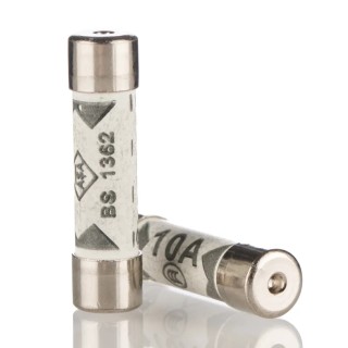 Eaton 10A F Ceramic Cartridge Fuse, Fast Acting, 240V AC, 6.3 x 25 mm TDC180-10A