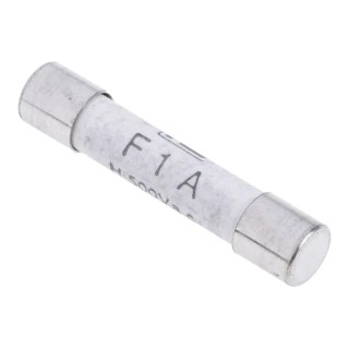 RS PRO 1A F Fast Acting Ceramic Cartridge Fuse 6.3 x 32 mm 500V AC 413-197