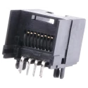 Bel-Stewart SS-60000 Series Unshielded Cat6 RJ45 Connector Female Through Hole Right Angle 1 Port 8 Way 