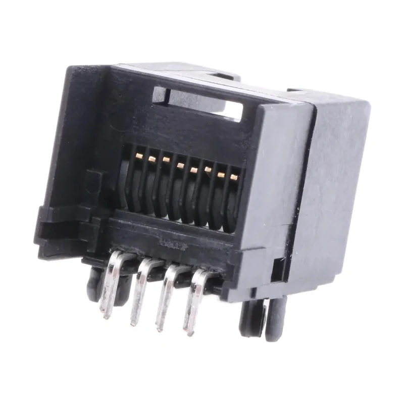 Bel-Stewart SS-60000 Series Unshielded Cat6 RJ45 Connector Female Through Hole Right Angle 1 Port 8 Way 