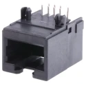Bel-Stewart SS-60000 Series Unshielded Cat6 RJ45 Connector Female Through Hole Right Angle 1 Port 8 Way 