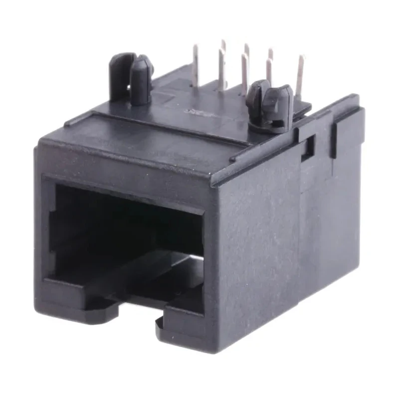 Bel-Stewart SS-60000 Series Unshielded Cat6 RJ45 Connector Female Through Hole Right Angle 1 Port 8 Way 
