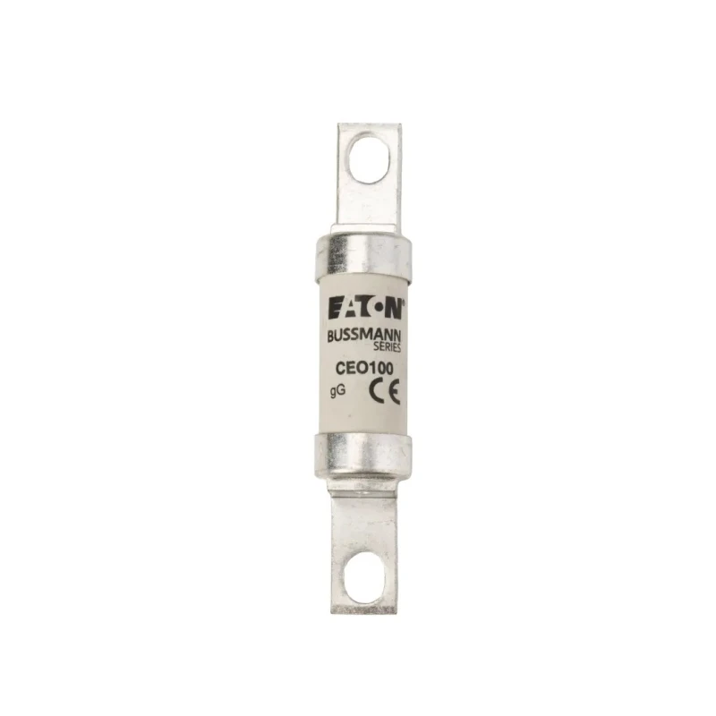 Eaton British Standard Fuse A4 100A 500V AC High Rupture Capacity Offset Tag CEO100