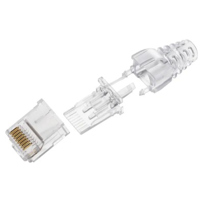 Bel-Stewart SS-39 Series RJ45 Connector Male Cable Cat6 Unshielded Straight 1 Port 8 Way RJ45