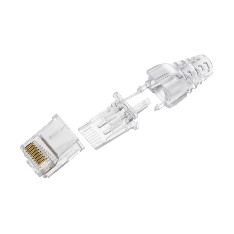 Bel-Stewart SS-39 Series RJ45 Connector Male Cable Cat6 Unshielded Straight 1 Port 8 Way RJ45