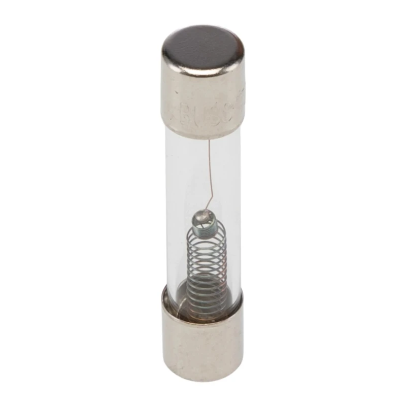 Eaton 500mA Time Delay Glass Cartridge Fuse 6.3 x 32 mm, 750V AC TDC11-500MA