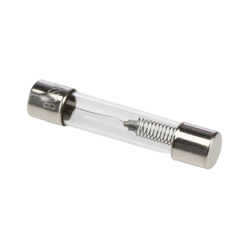 Eaton 500mA Time Delay Glass Cartridge Fuse 6.3 x 32 mm, 750V AC TDC11-500MA