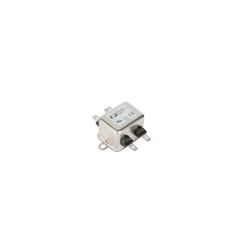 XP Power Chassis Mount EMI Filter 6A 264V AC 0, 400Hz Quick Connect Single Phase FHSM06A1FR FHSMM06A1FR